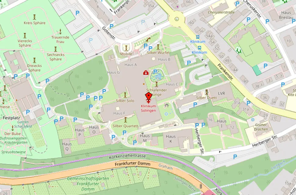 Standort der Akademie für Gesundheit Standort der Akademie für Gesundheit